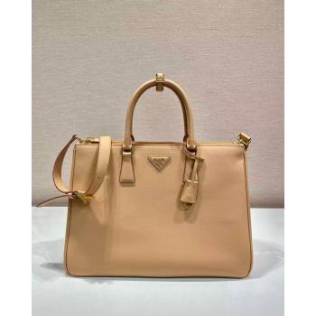 Prada Extra-large Galleria leather top handle bag Beige 2024 1BA802 (YZ-240805085)