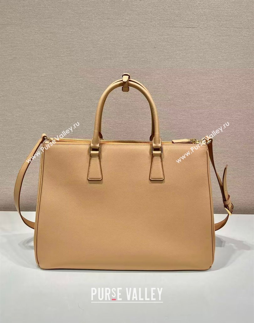 Prada Extra-large Galleria leather top handle bag Beige 2024 1BA802 (YZ-240805085)