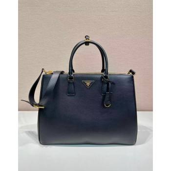 Prada Extra-large Galleria leather top handle bag Black 2024 1BA802 (YZ-240805086)