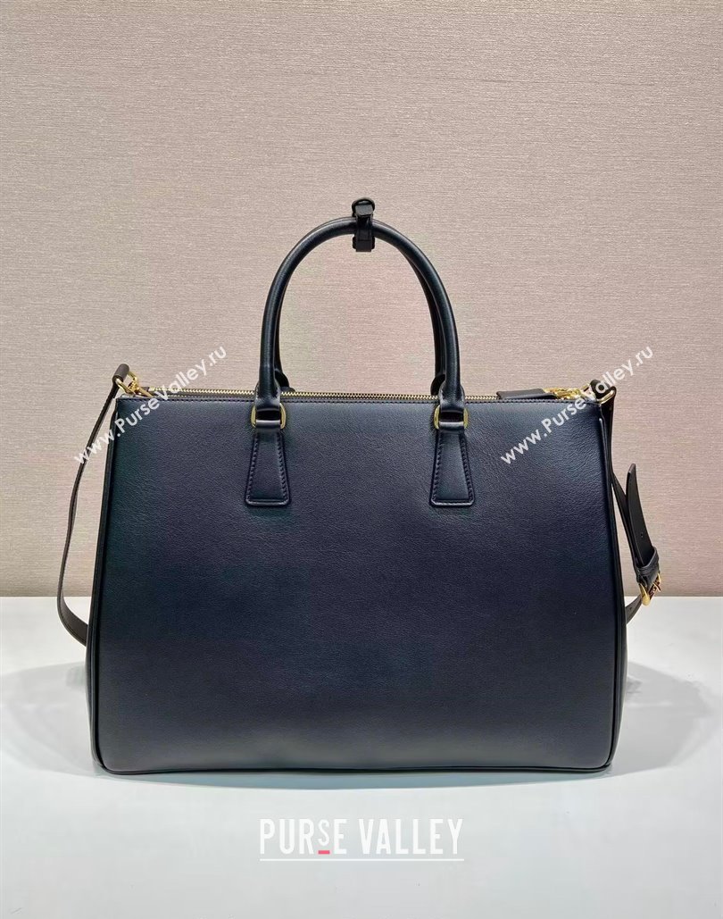 Prada Extra-large Galleria leather top handle bag Black 2024 1BA802 (YZ-240805086)