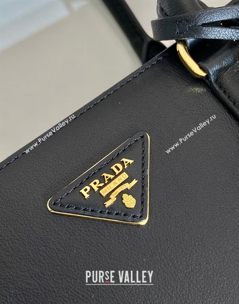 Prada Extra-large Galleria leather top handle bag Black 2024 1BA802 (YZ-240805086)