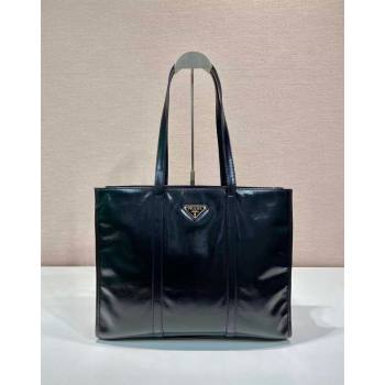 Prada Large Leather Tote bag Black 2024 1BG460 (YZ-240805101)