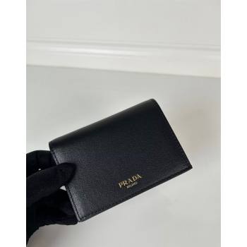 Prada Small leather wallet Black 2024 1MV021 (YZ-240805103)