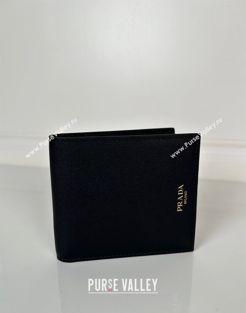 Prada Leather wallet Black 2024 2MO513 (YZ-240805104)