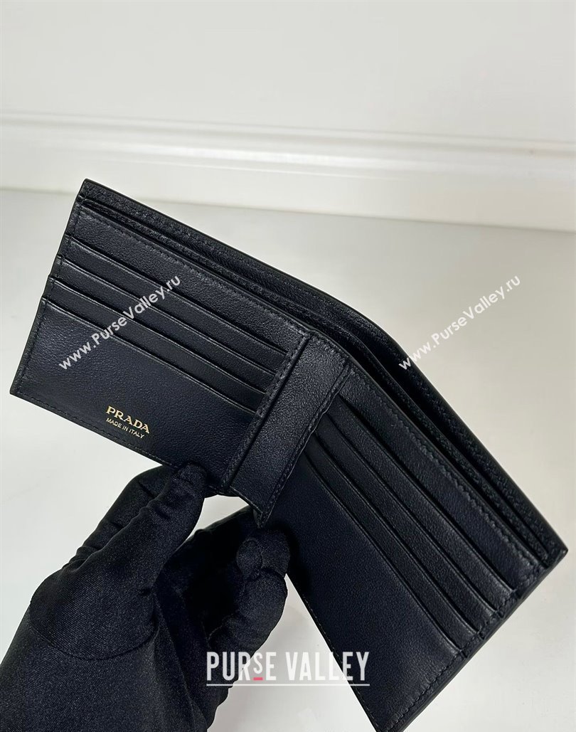 Prada Leather wallet Black 2024 2MO513 (YZ-240805104)