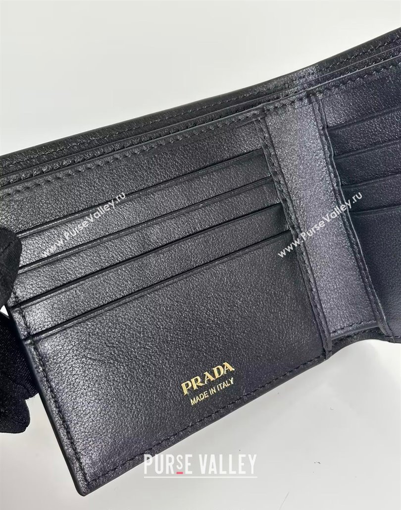 Prada Leather wallet Black 2024 2MO513 (YZ-240805104)