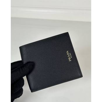 Prada Leather wallet Black 2024 2MO513 (YZ-240805104)