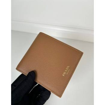 Prada Leather wallet Brown 2024 2MO513 (YZ-240805105)