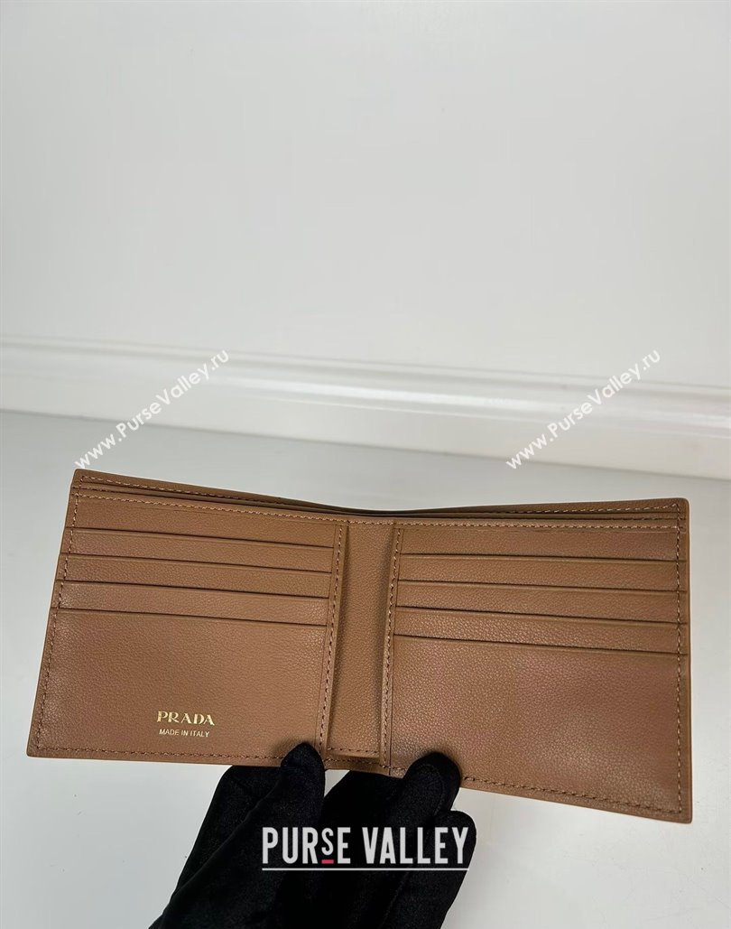 Prada Leather wallet Brown 2024 2MO513 (YZ-240805105)