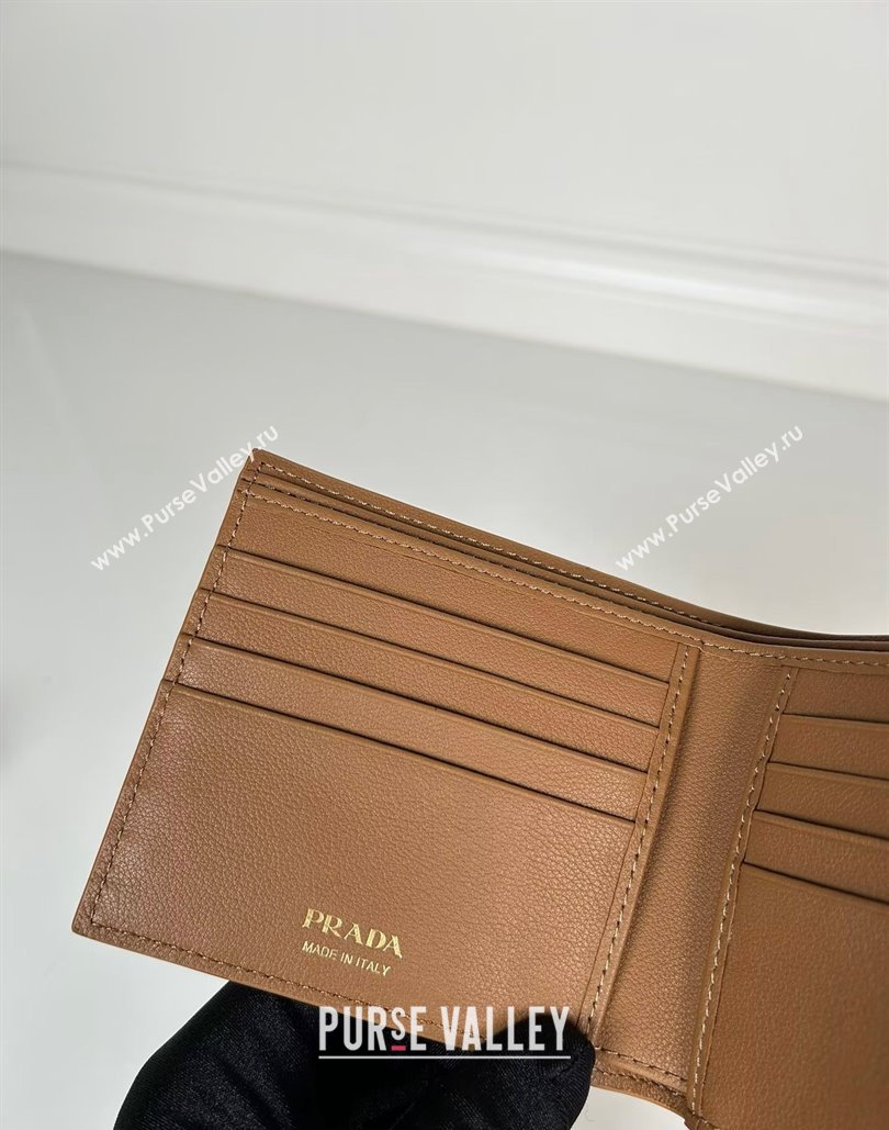 Prada Leather wallet Brown 2024 2MO513 (YZ-240805105)