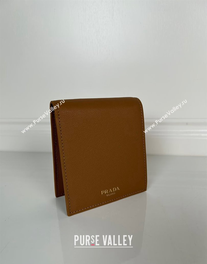 Prada Leather wallet Brown 2024 2MO513 (YZ-240805105)