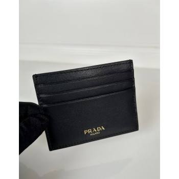 Prada Leather card holder wallet Black 2024 1MC025 0805 (YZ-240805106)