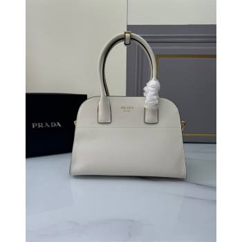 Prada Medium leather tote bag White 2024 1BG538 (YZ-240827056)