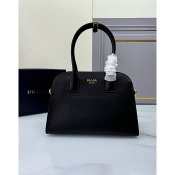 Prada Medium leather tote bag Black 2024 1BG538 (YZ-240827058)
