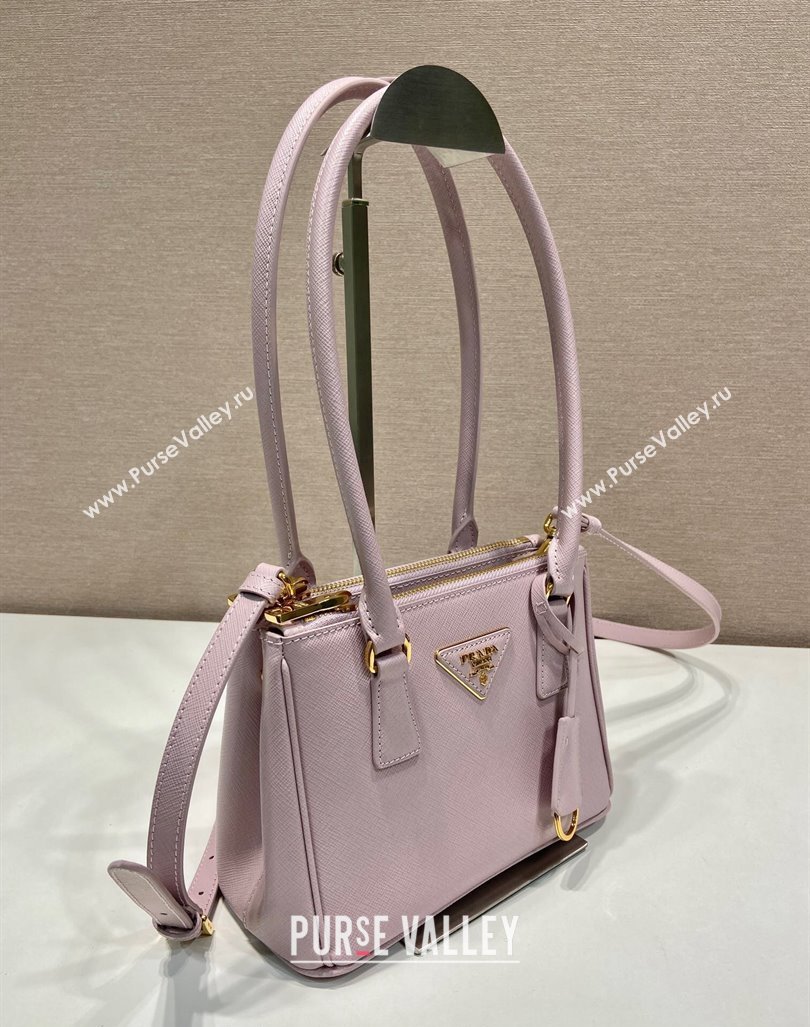 Prada Galleria Saffiano leather mini-bag Alabaster Pink 2024 1BA906 (YZ-241031030)