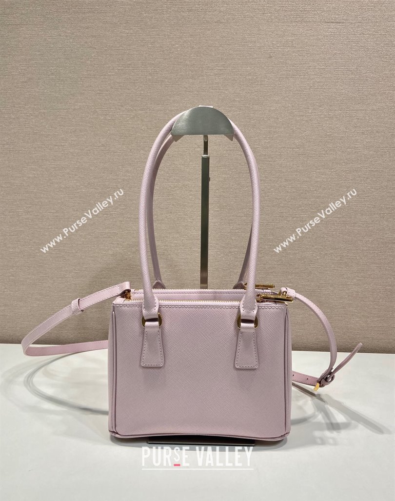 Prada Galleria Saffiano leather mini-bag Alabaster Pink 2024 1BA906 (YZ-241031030)