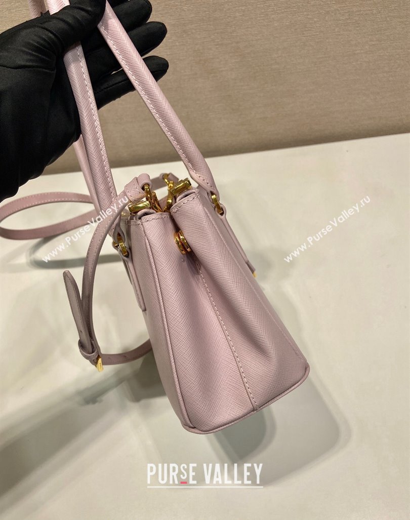 Prada Galleria Saffiano leather mini-bag Alabaster Pink 2024 1BA906 (YZ-241031030)