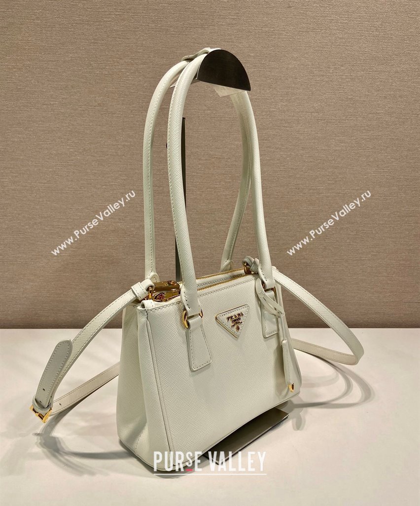 Prada Galleria Saffiano leather mini-bag White 2024 1BA906 (YZ-241031031)