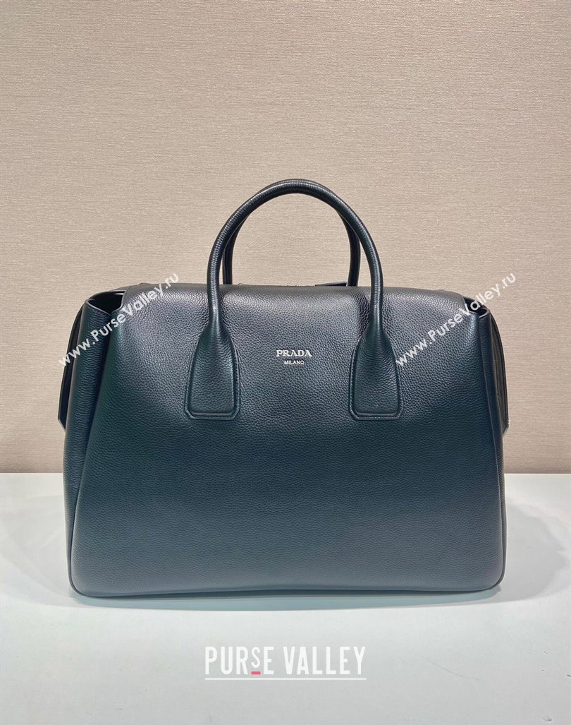 Prada Leather Travel Bag 2VC035 Black 2024 (YZ-241031035)