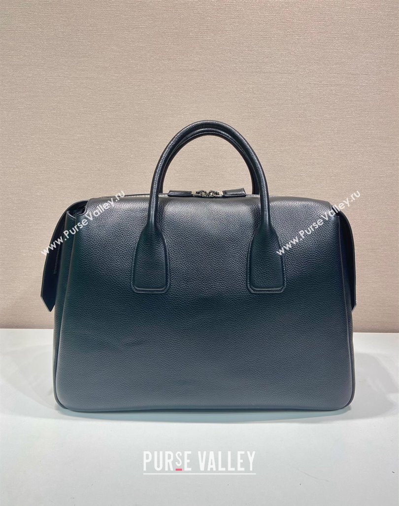 Prada Leather Travel Bag 2VC035 Black 2024 (YZ-241031035)