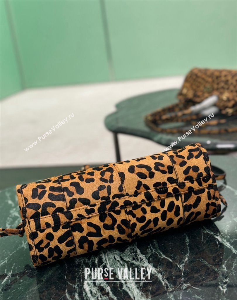 Prada Bonnie Medium printed leather Honey Yellow 2024 1BA426 (YZ-250521044)