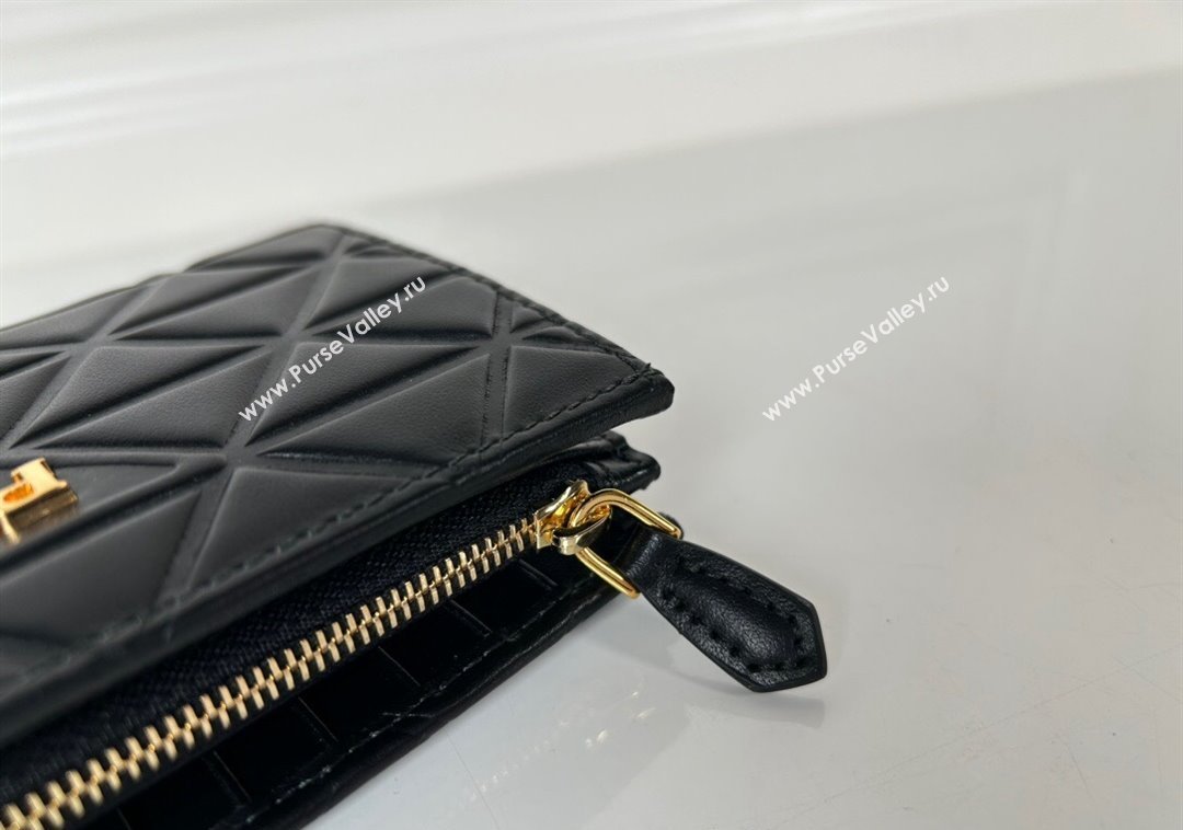 Prada Large quilted leather wallet black 2024 1ML009 (YZ-241213043)