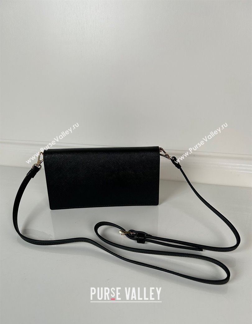 Prada Saffiano leather mini-bag Black 2024 1NF059 (YZ-241213045)