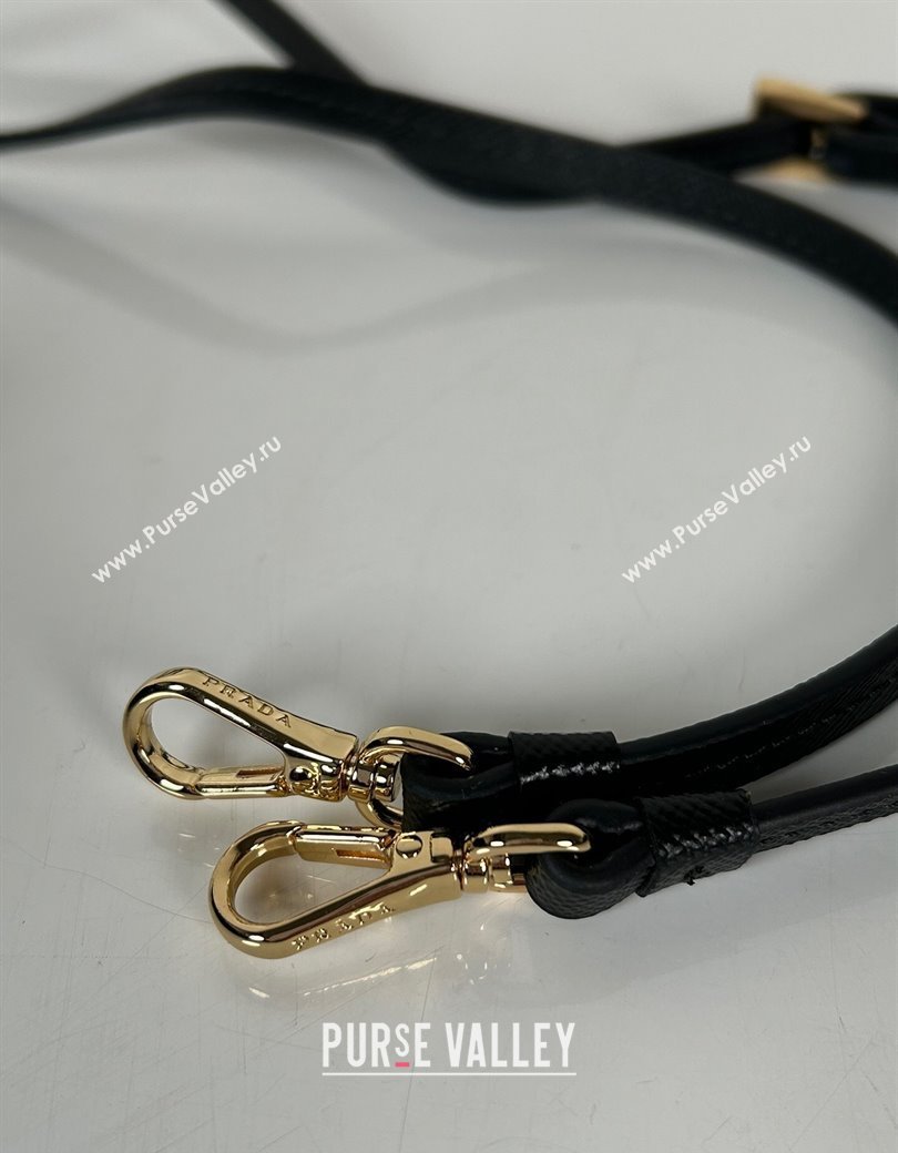 Prada Saffiano leather mini-bag Black 2024 1NF059 (YZ-241213045)