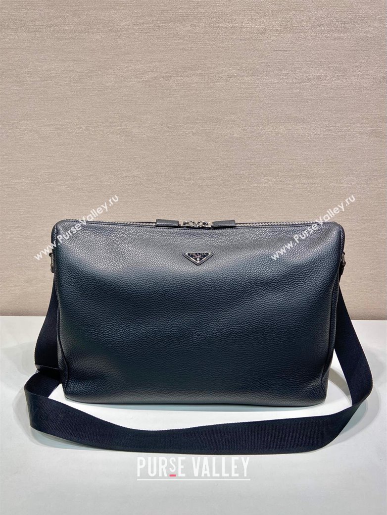 Prada Mens Leather shoulder bag Black 2024 2VH185 (YZ-241213053)