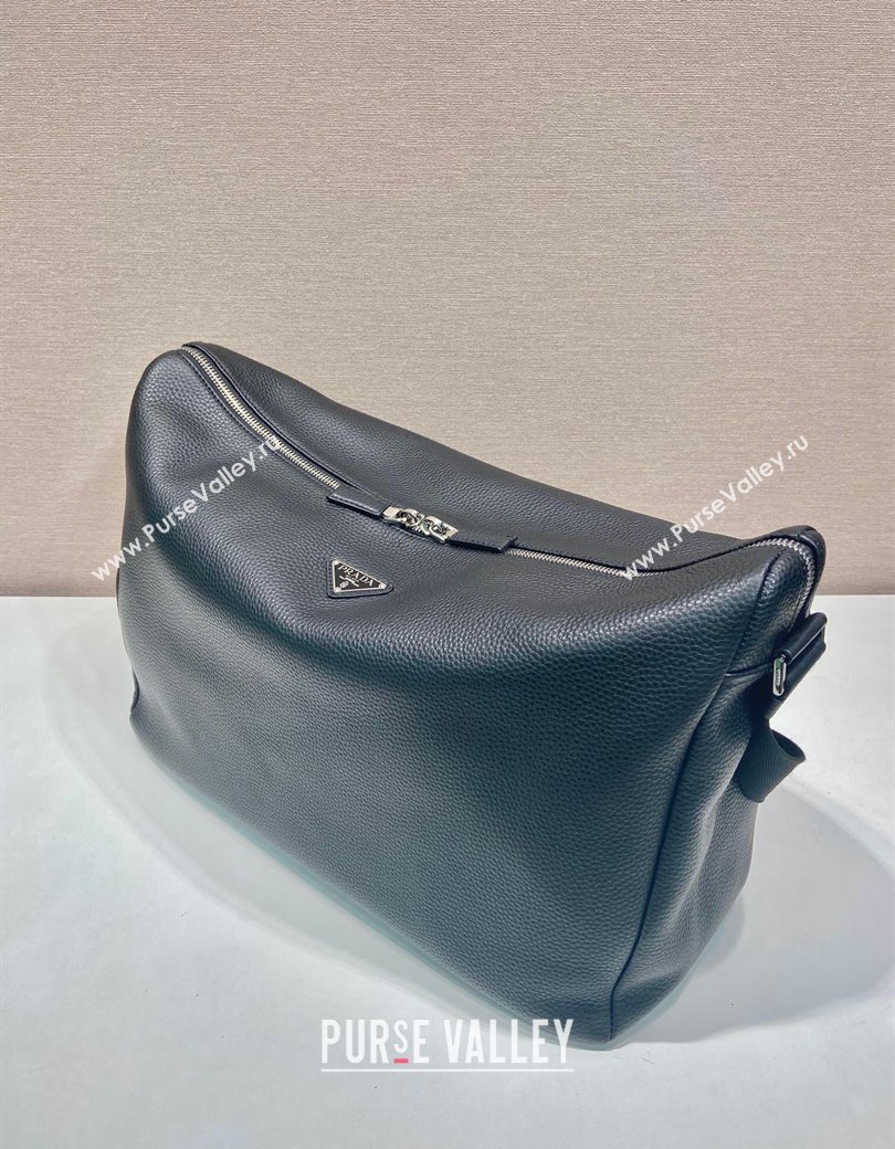 Prada Mens Leather shoulder bag Black 2024 2VH185 (YZ-241213053)