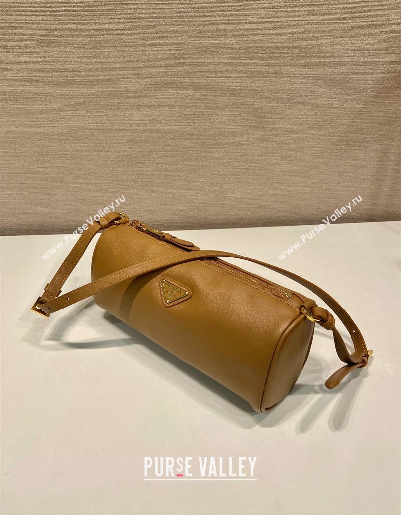 Prada Leather Pouch Mini Bag Brown 2024 1NE058 (YZ-241213054)