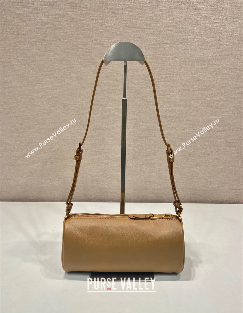 Prada Leather Pouch Mini Bag Brown 2024 1NE058 (YZ-241213054)