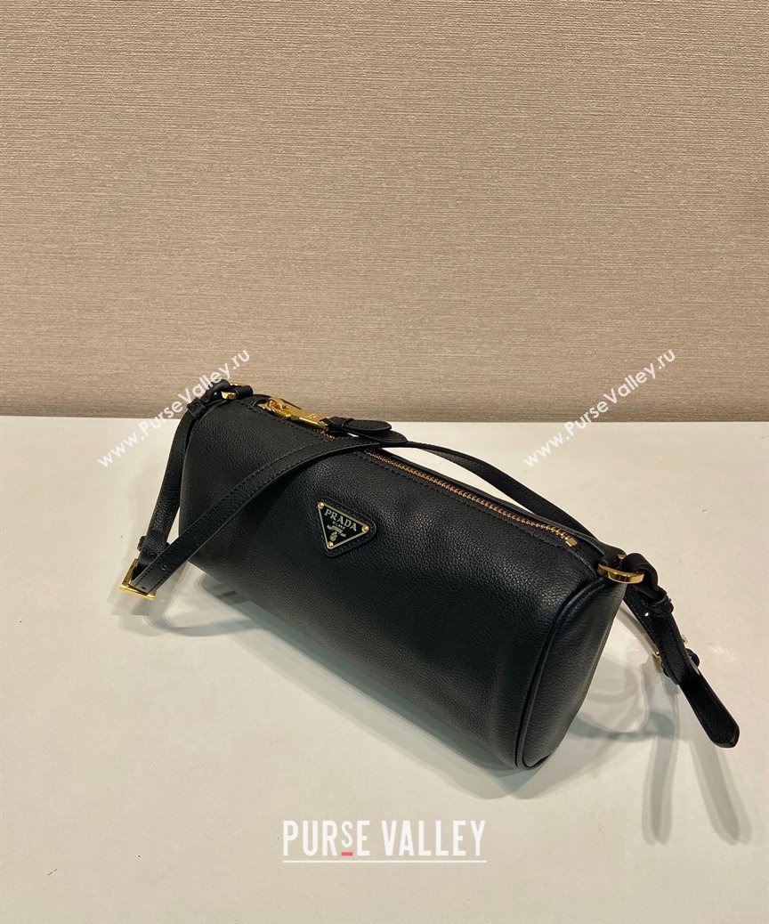 Prada Leather Pouch Mini Bag Black 2024 1NE058 (YZ-241213055)