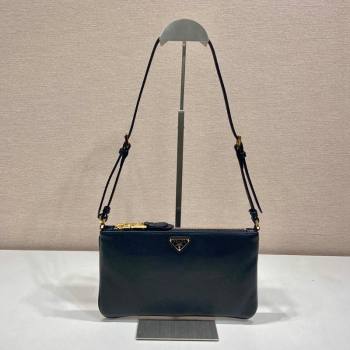 Prada Leather Pouch Mini Bag Black 2024 1NE545 (YZ-241213057)