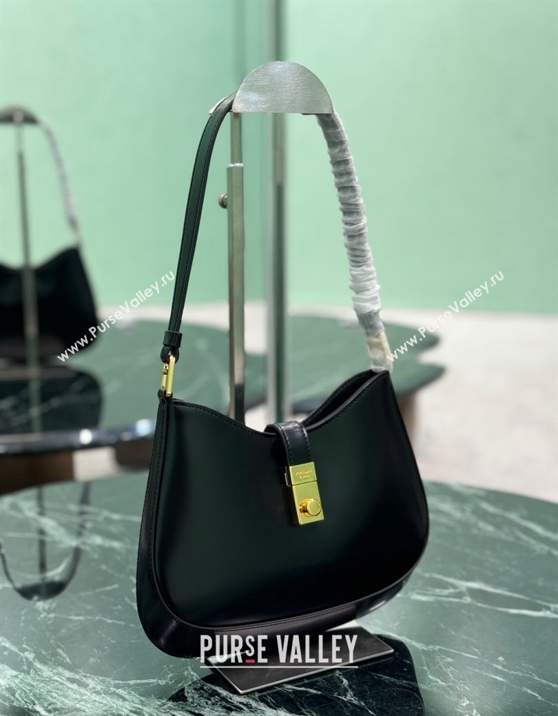 Prada Cleo leather hobo bag with strap Black 2024 1BC169 (YZ-241213058)