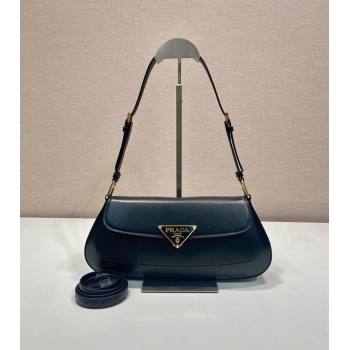 Prada Smooth Leather shoulder bag Black 2024 1BD344 (YZ-241213098)