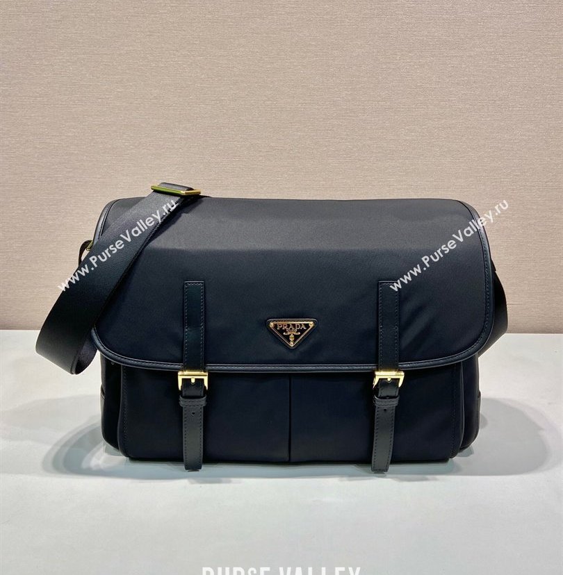 Prada Nylon Messenger Bag Black 2024 1BD369 (YZ-241213092)