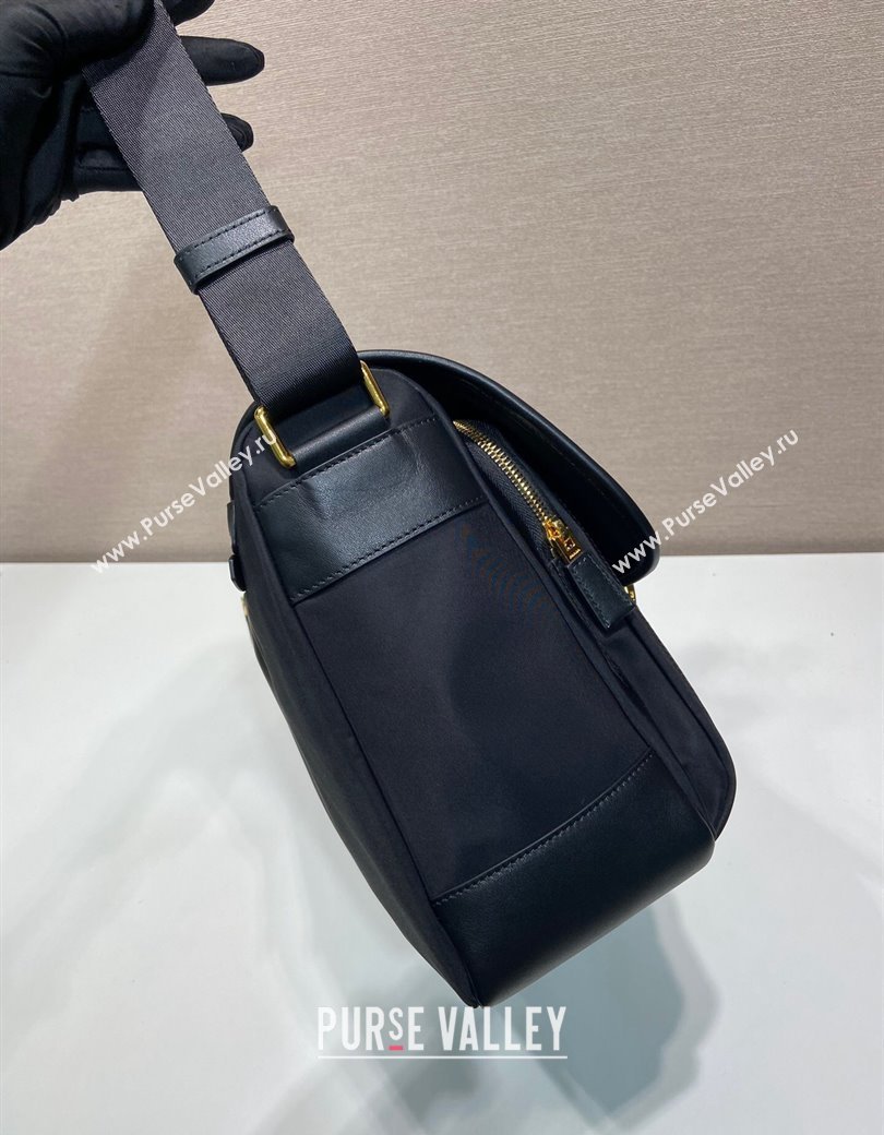 Prada Nylon Messenger Bag Black 2024 1BD369 (YZ-241213092)