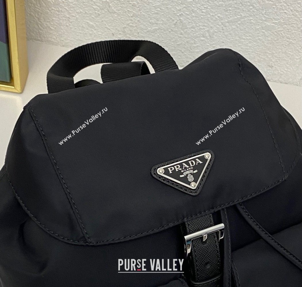 Prada Small Nylon Backpack Bag 1BZ677 Black 2024 (nana-241213104)