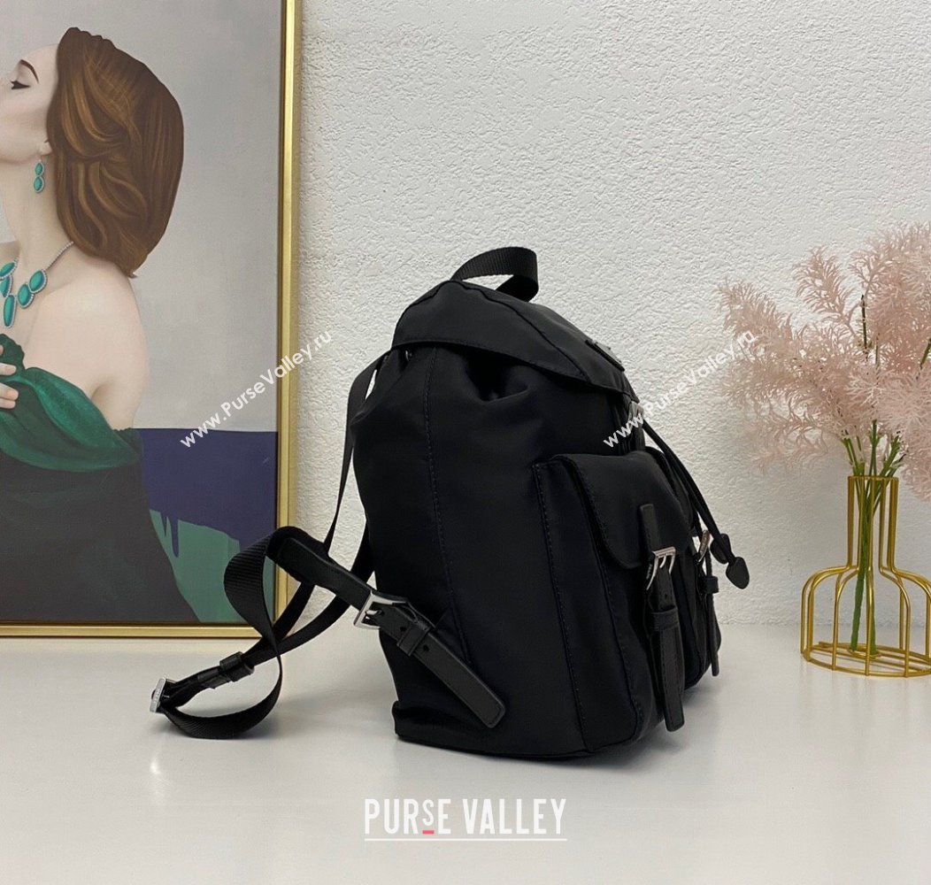 Prada Small Nylon Backpack Bag 1BZ677 Black 2024 (nana-241213104)