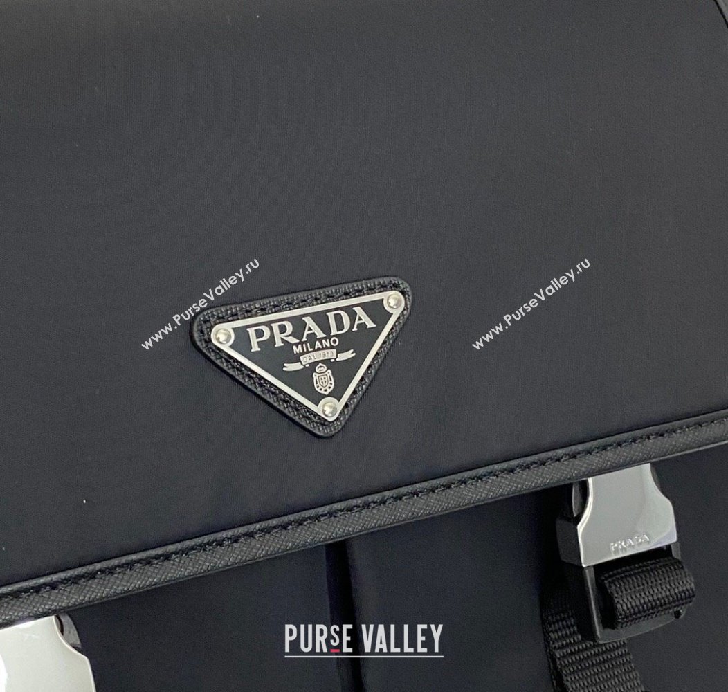 Prada Mens Black Nylon messenger bag 2024 2VD769 (nana-241213109)