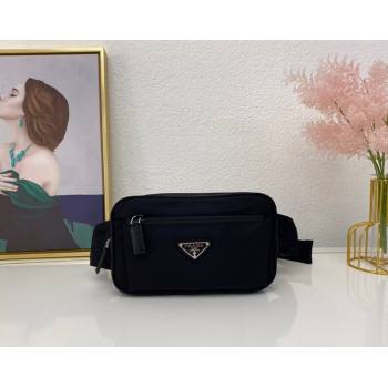 Prada Black Nylon Belt Bag 2024 VA0977 (nana-241213110)