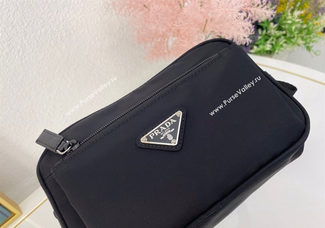 Prada Black Nylon Belt Bag 2024 VA0977 (nana-241213110)