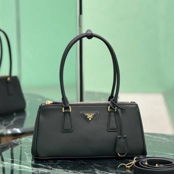 Prada leather shoulder bag Black 2025 1BA457 (YZ-250207019)