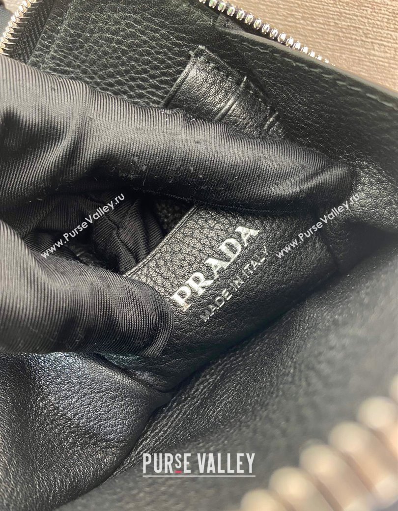 Prada Mens Leather smartphone case Mini Bag Black 2025 2ZH195 (YZ-250207030)