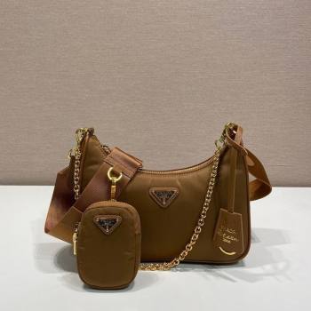 Prada Re-Edition 2005 Re-Nylon Bag 1BH204 Brandy Brown 2025 (YZ-250207040)