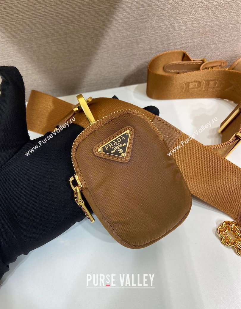Prada Re-Edition 2005 Re-Nylon Bag 1BH204 Brandy Brown 2025 (YZ-250207040)