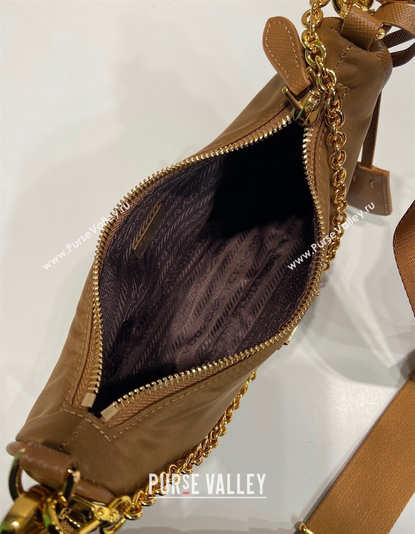 Prada Re-Edition 2005 Re-Nylon Bag 1BH204 Brandy Brown 2025 (YZ-250207040)