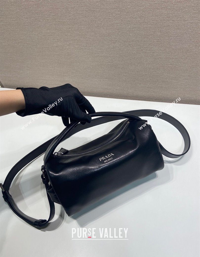 Prada Nappa leather shoulder bag Black 2025 2VH188 (YZ-250207007)