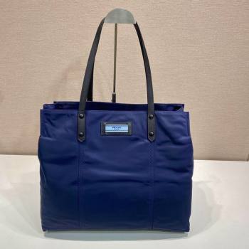 Prada Nylon Tote Bag Blue 2025 1BG184 (YZ-250207042)